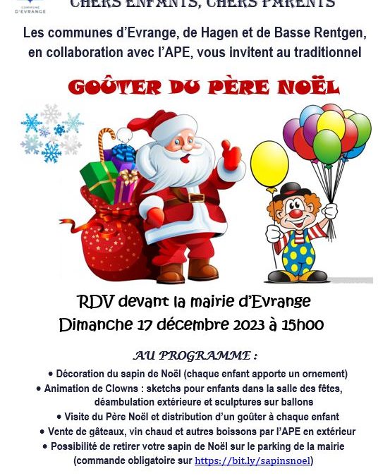 Goûter du Père Noël 2023